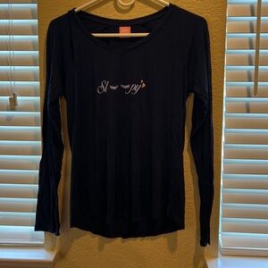 Pajama long sleeve shirt